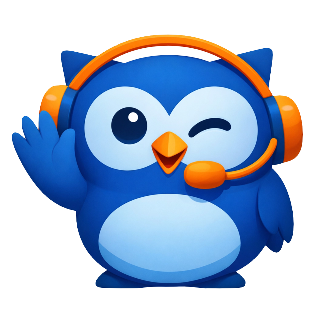 Conecta Fácil Mascot Owl